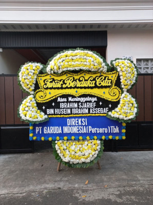 Papan Bunga Duka di Cilendek Barat